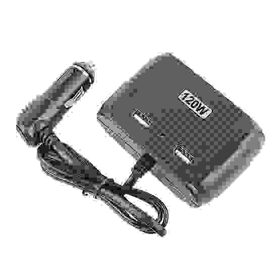 Разветвитель авто OLESSON 1512 (3 гнезда+2*USB)/120