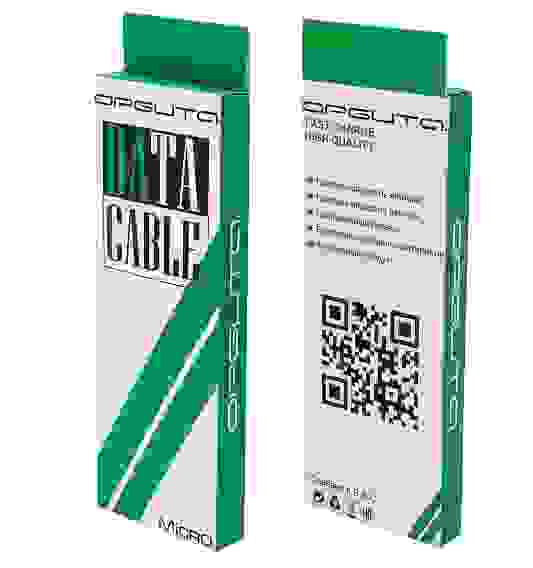 Орбита OT-SMM16 кабель USB 2.4A (microUSB) 1м LED