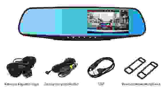 TDS TS-CAR10 автовидеорегистратор зеркало Без задней камеры