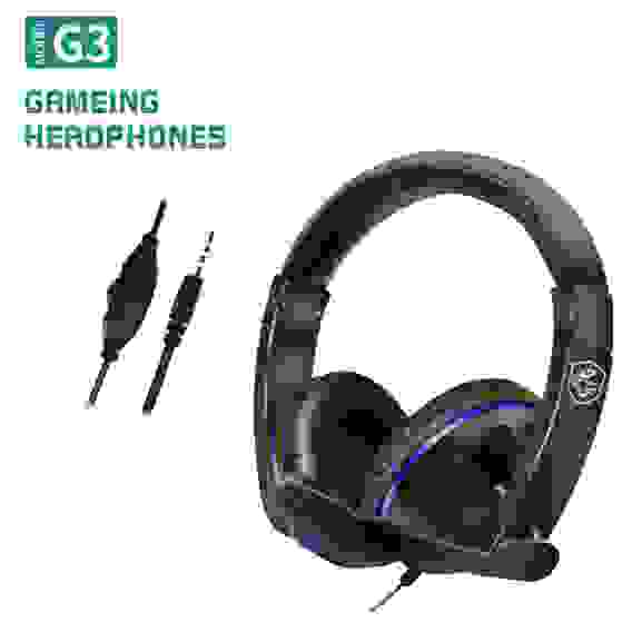 KADUM G3 Синие наушники для ПК (3.5 мм)