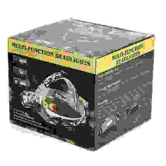 Фонарь налобный Следопыт SL-6818 (1L, 2*18650)/30