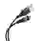 Кабель USB-TypeC 1м Hoco X38 3A нейлон чёрный коробка (1/30/300)