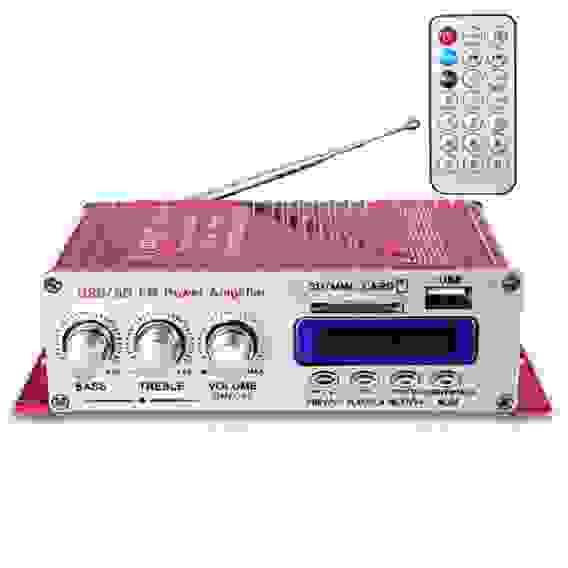 Kentiger HY400 усилитель звука (2х20Вт, USB, SD, FM)