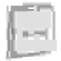 Розетка 1-м СП AtlasDesign 16А IP20 с заземл. защ. шторки в сборе карбон SE ATN001044