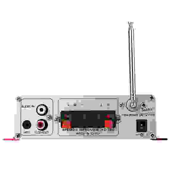 Усилитель звука HY502S (2х20Вт, USB, SD, bluetooth,FM)/50