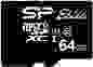 Карта памяти microSDXC 64ГБ Class10 Silicon Power Elite UHS-I U1